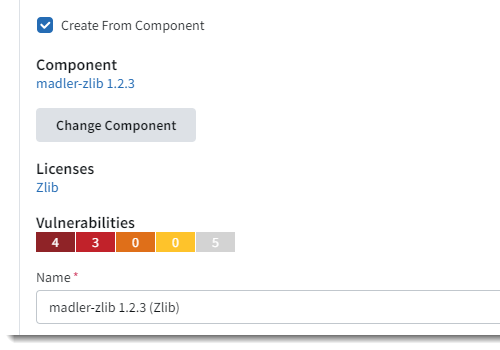 Change component